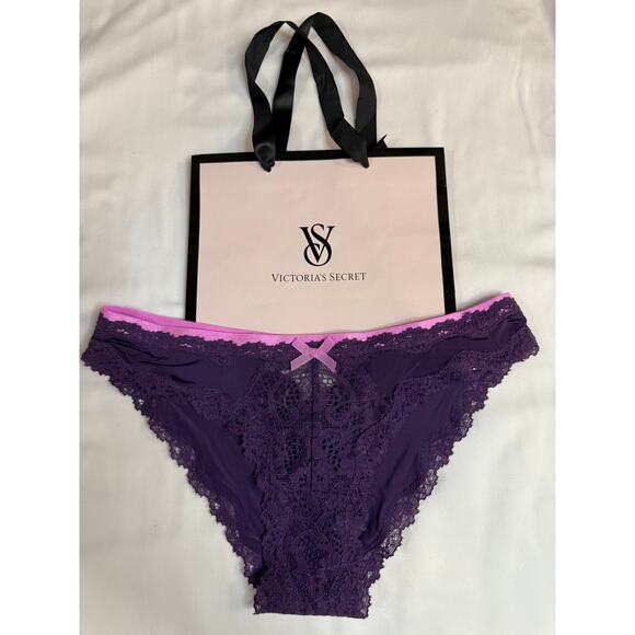 NWT Victoria’s Secret Vintage Bikini Panty – Purple – Size XS – 2015 - Picture 1 of 5